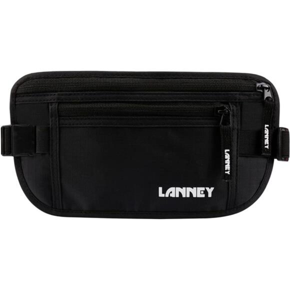 Money Belt for Travel, Slim RFID Blocking Women and Men hidden Travel Pouch - Picture 1 of 8